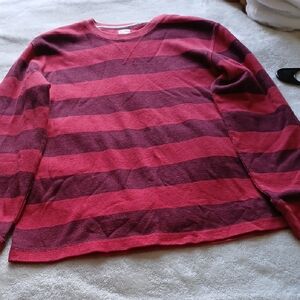 Striped Red and Purple Men's Shirt